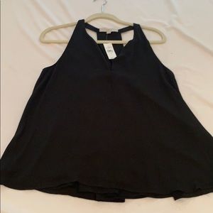 NWT Black racerback tank